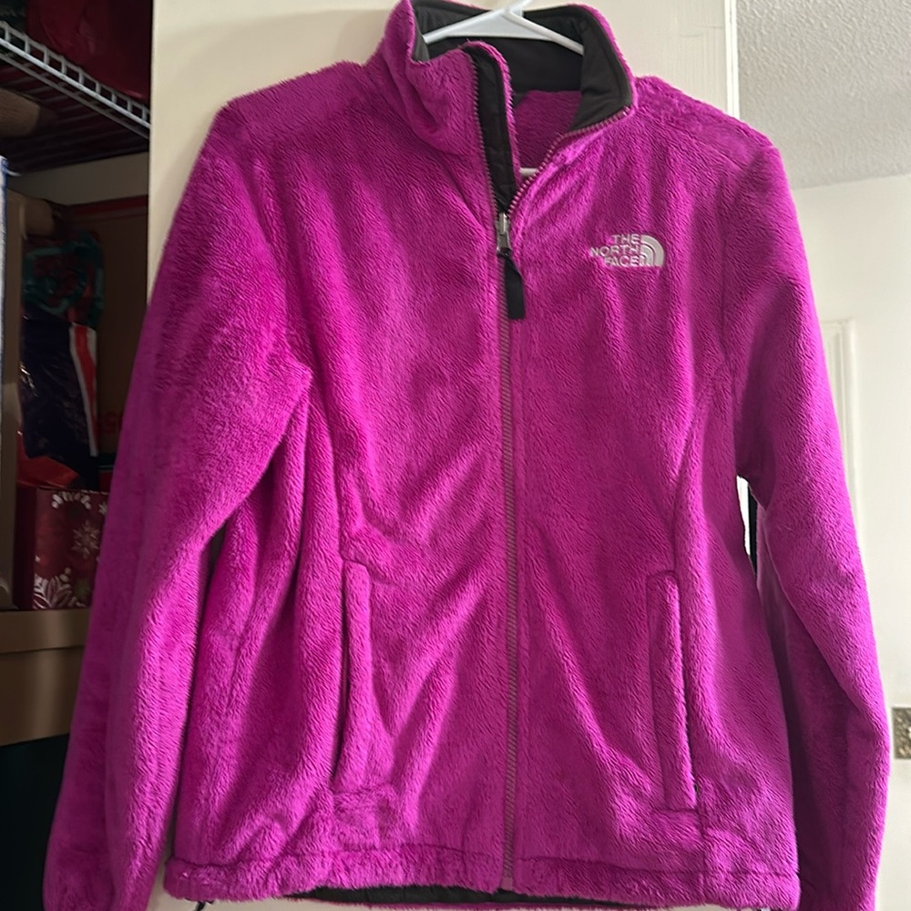 Purple fleece zip up